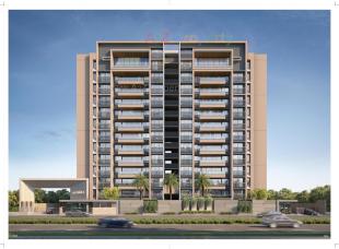 Elevation of real estate project Asteria located at Koba, Gandhinagar, Gujarat