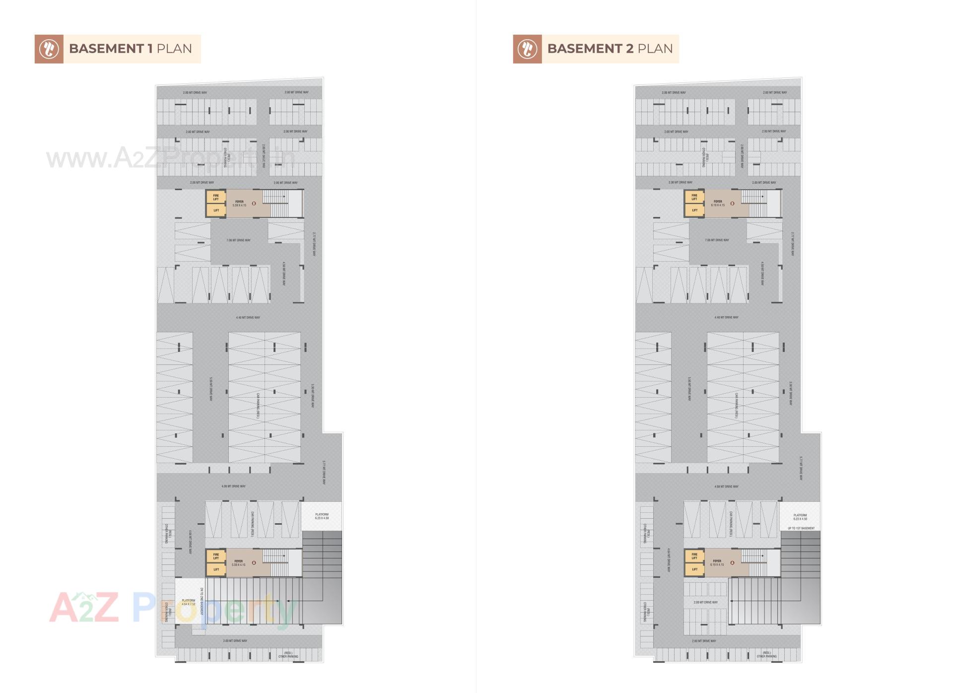 Layout of real estate project Atharva Elanza located at Koba, Gandhinagar, Gujarat