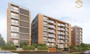 Elevation of real estate project Atishay Shivalay located at Chandkheda, Gandhinagar, Gujarat