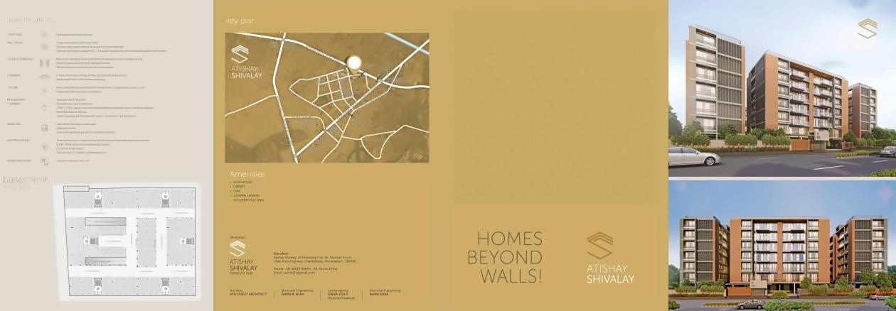  of real estate project Atishay Shivalay located at Chandkheda, Gandhinagar, Gujarat