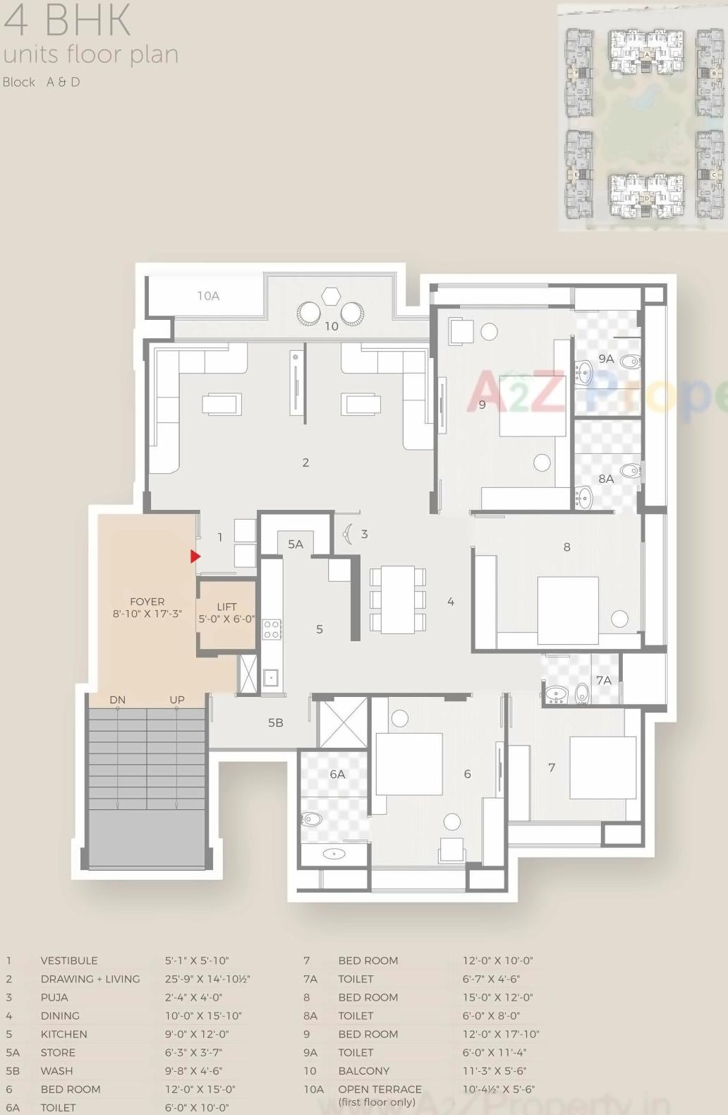Layout of real estate project Atishay Shivalay located at Chandkheda, Gandhinagar, Gujarat