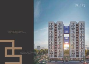 Elevation of real estate project Atishay Sky located at Sargasan, Gandhinagar, Gujarat