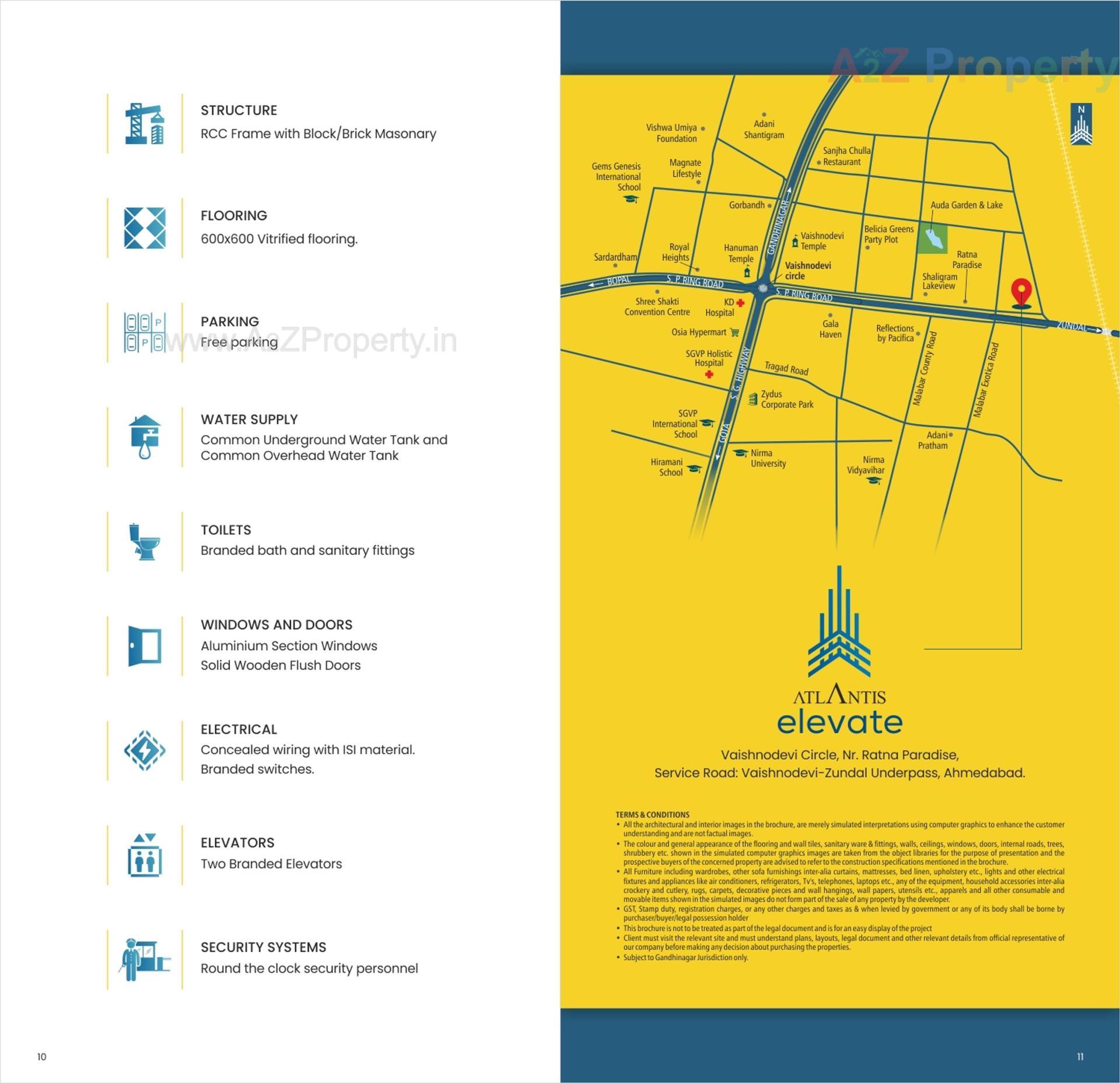  of real estate project Atlantis Elevate located at Khoraj, Gandhinagar, Gujarat