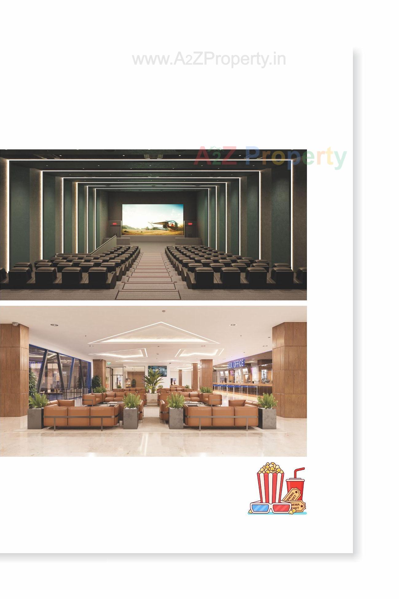 3D Elevation of real estate project Atm Mall / Atm Coliving   (service Apartment) located at Zundal, Gandhinagar, Gujarat