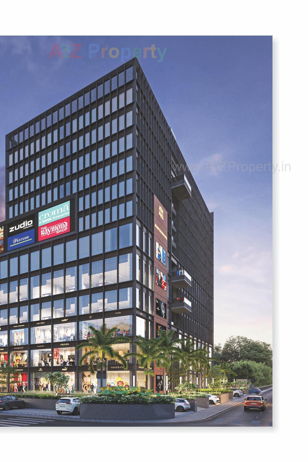 3D Elevation of real estate project Atm Mall / Atm Coliving   (service Apartment) located at Zundal, Gandhinagar, Gujarat