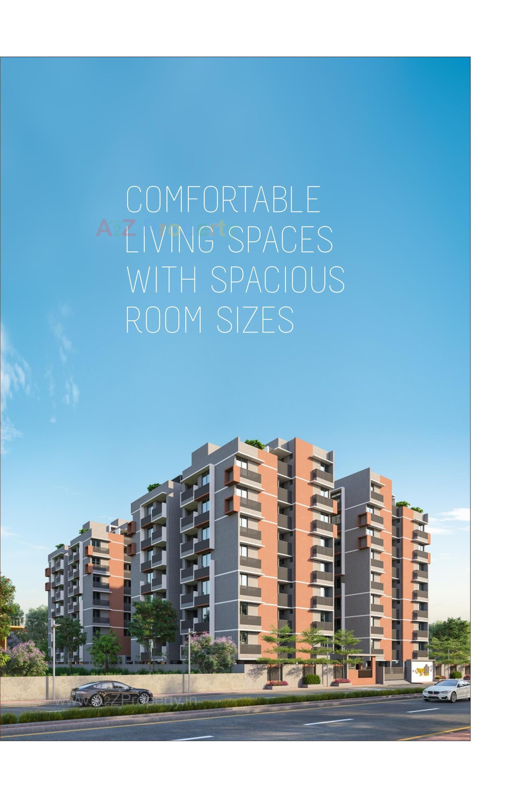 3D Elevation of real estate project Atulya Elegance located at Vavol, Gandhinagar, Gujarat