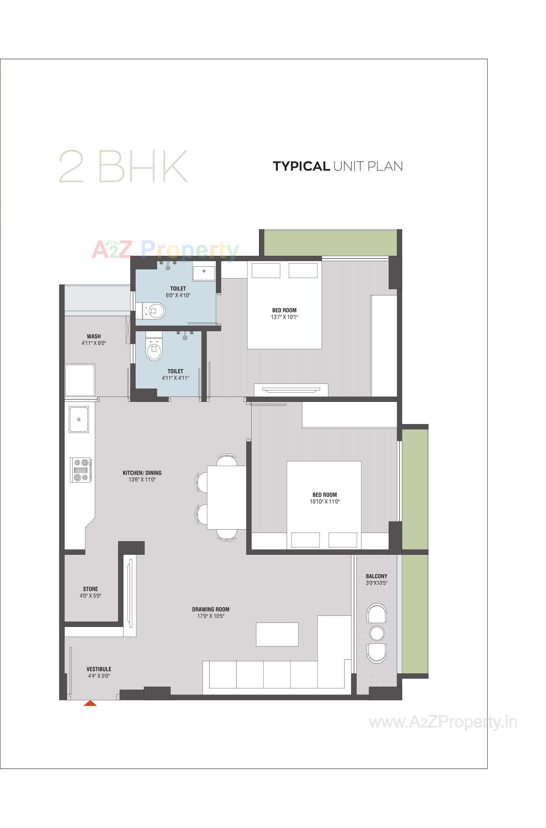 Layout of real estate project Atulya Elegance located at Vavol, Gandhinagar, Gujarat