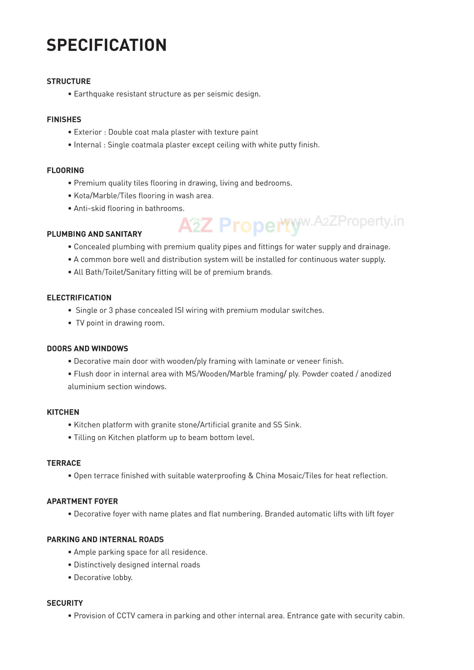  of real estate project Atulyam located at Kudasan, Gandhinagar, Gujarat