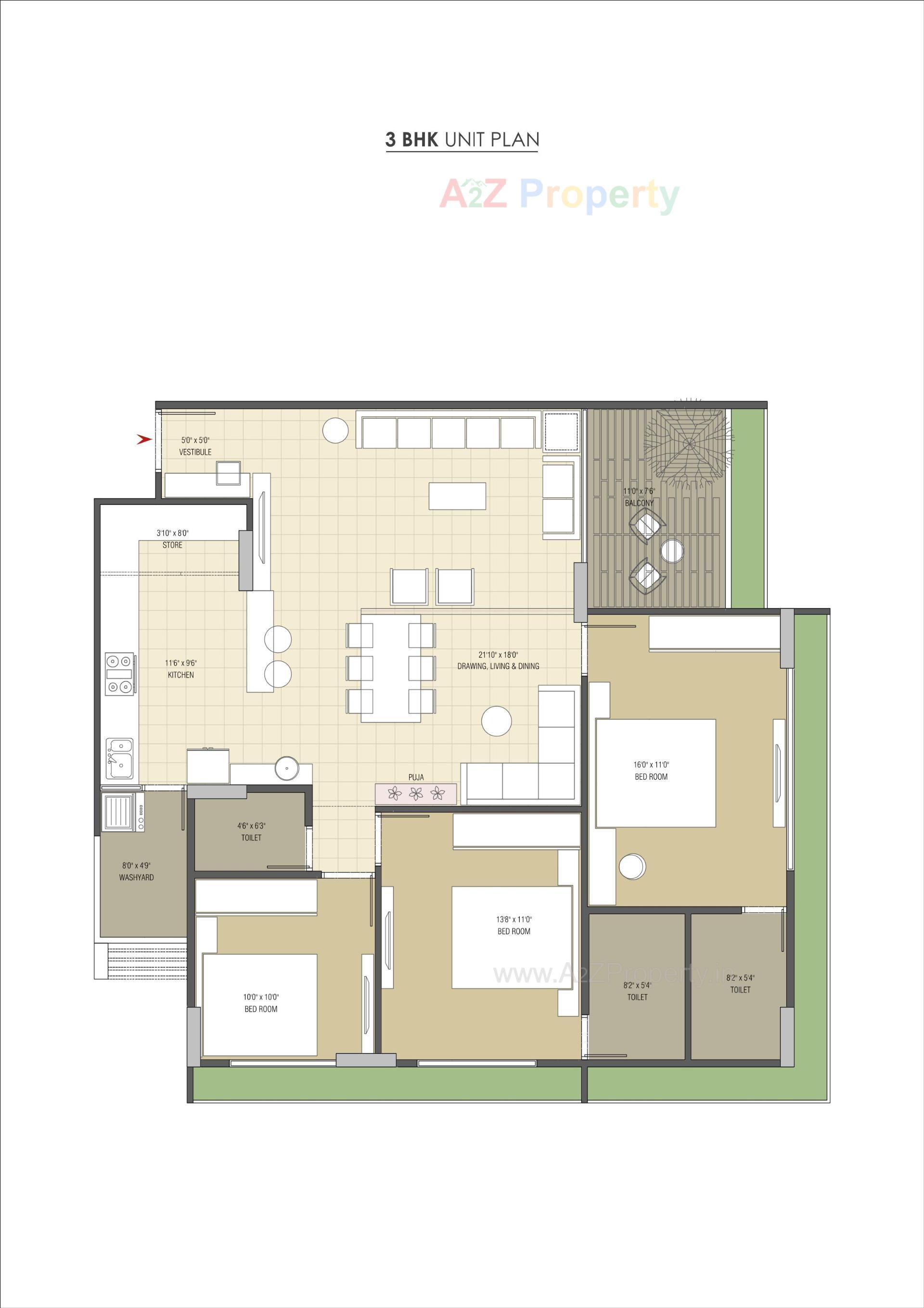 Layout of real estate project Atulyam located at Kudasan, Gandhinagar, Gujarat