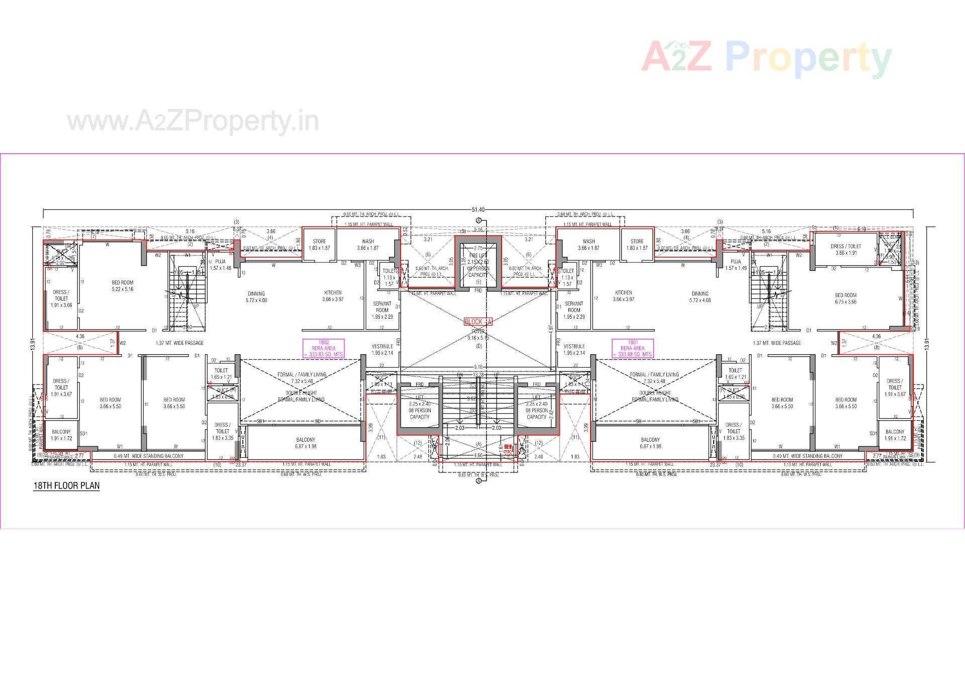 Layout of real estate project Aurelia located at Koba, Gandhinagar, Gujarat