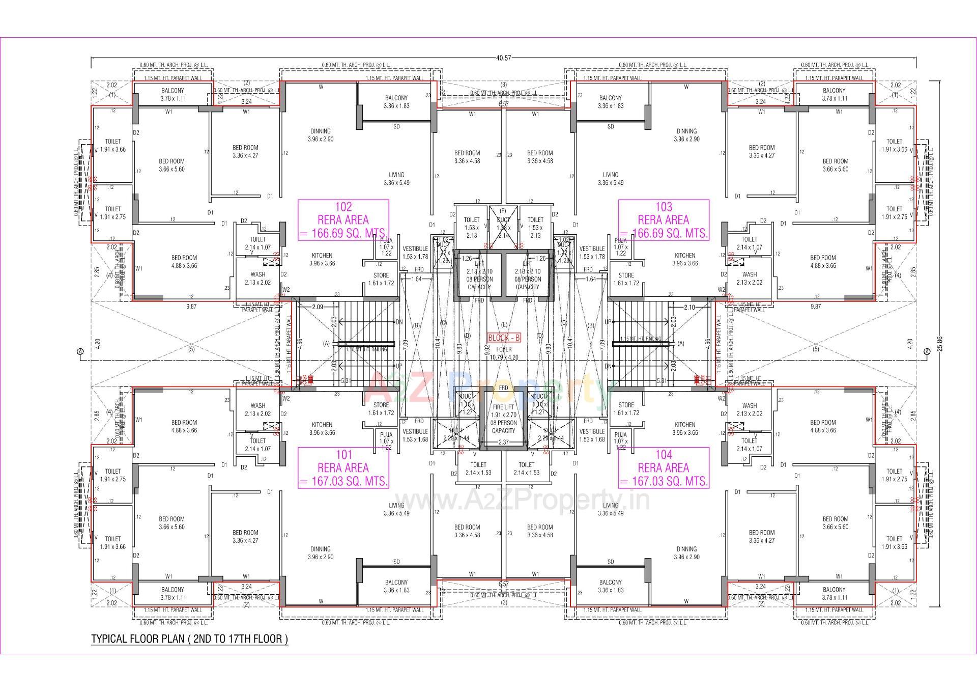 Layout of real estate project Aurelia located at Koba, Gandhinagar, Gujarat