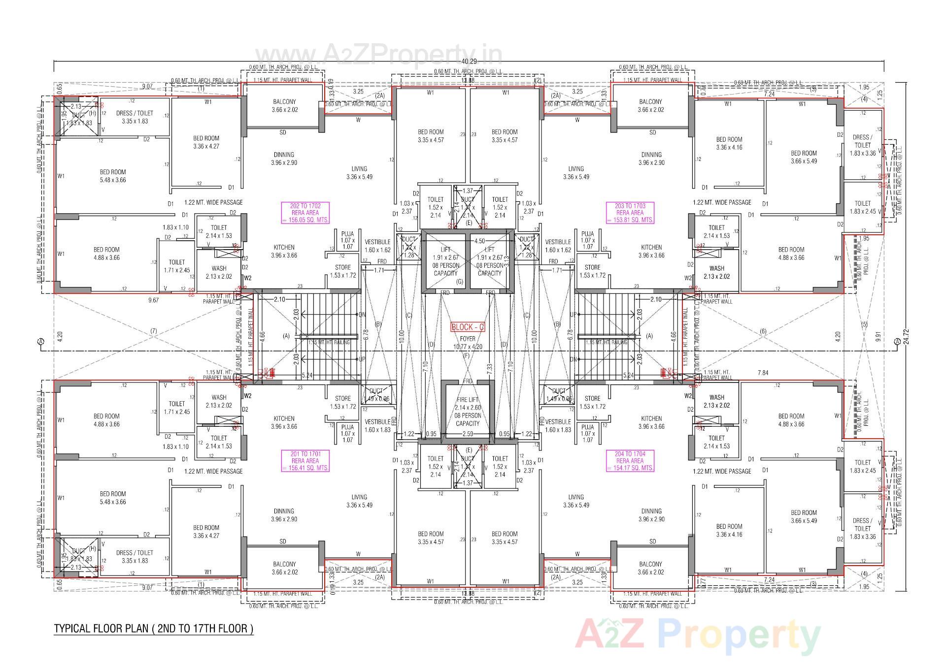 Layout of real estate project Aurelia located at Koba, Gandhinagar, Gujarat