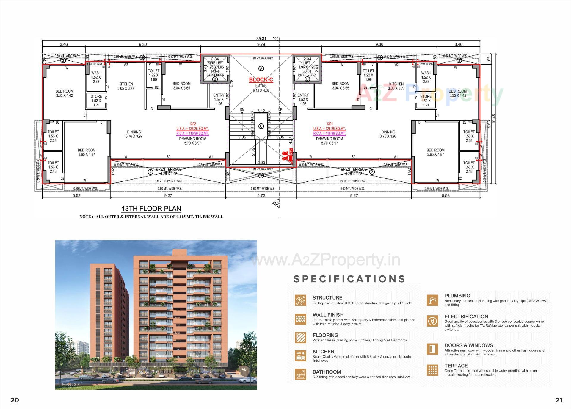  of real estate project Aurika One located at Khoraj, Gandhinagar, Gujarat