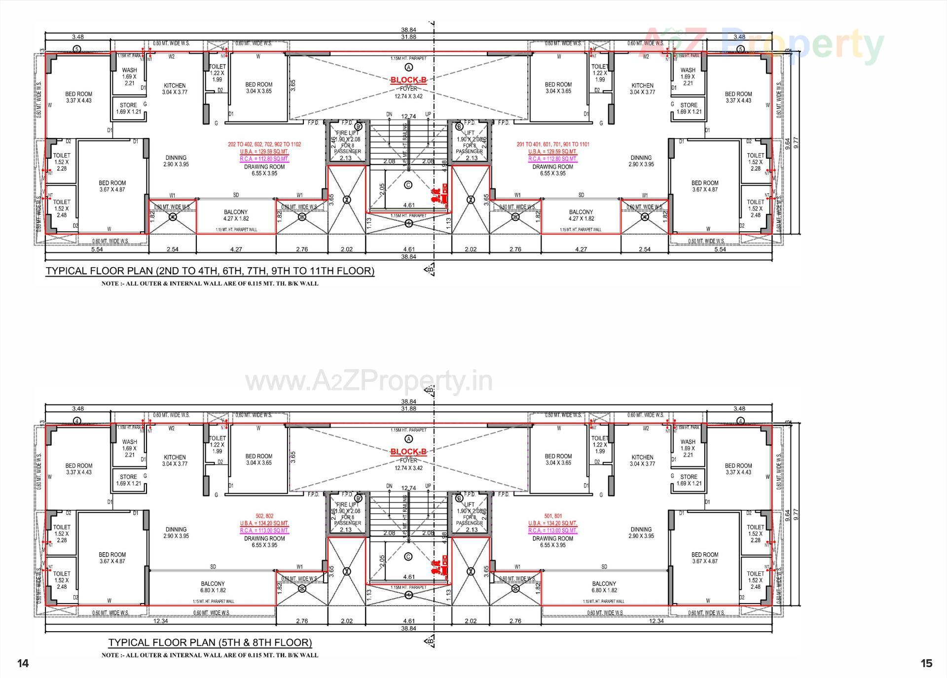 Layout of real estate project Aurika One located at Khoraj, Gandhinagar, Gujarat