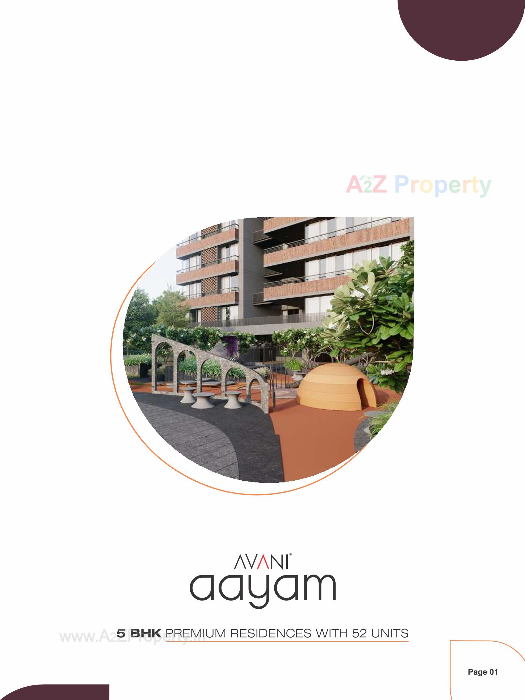  of real estate project Avani Aayam located at Raysan, Gandhinagar, Gujarat