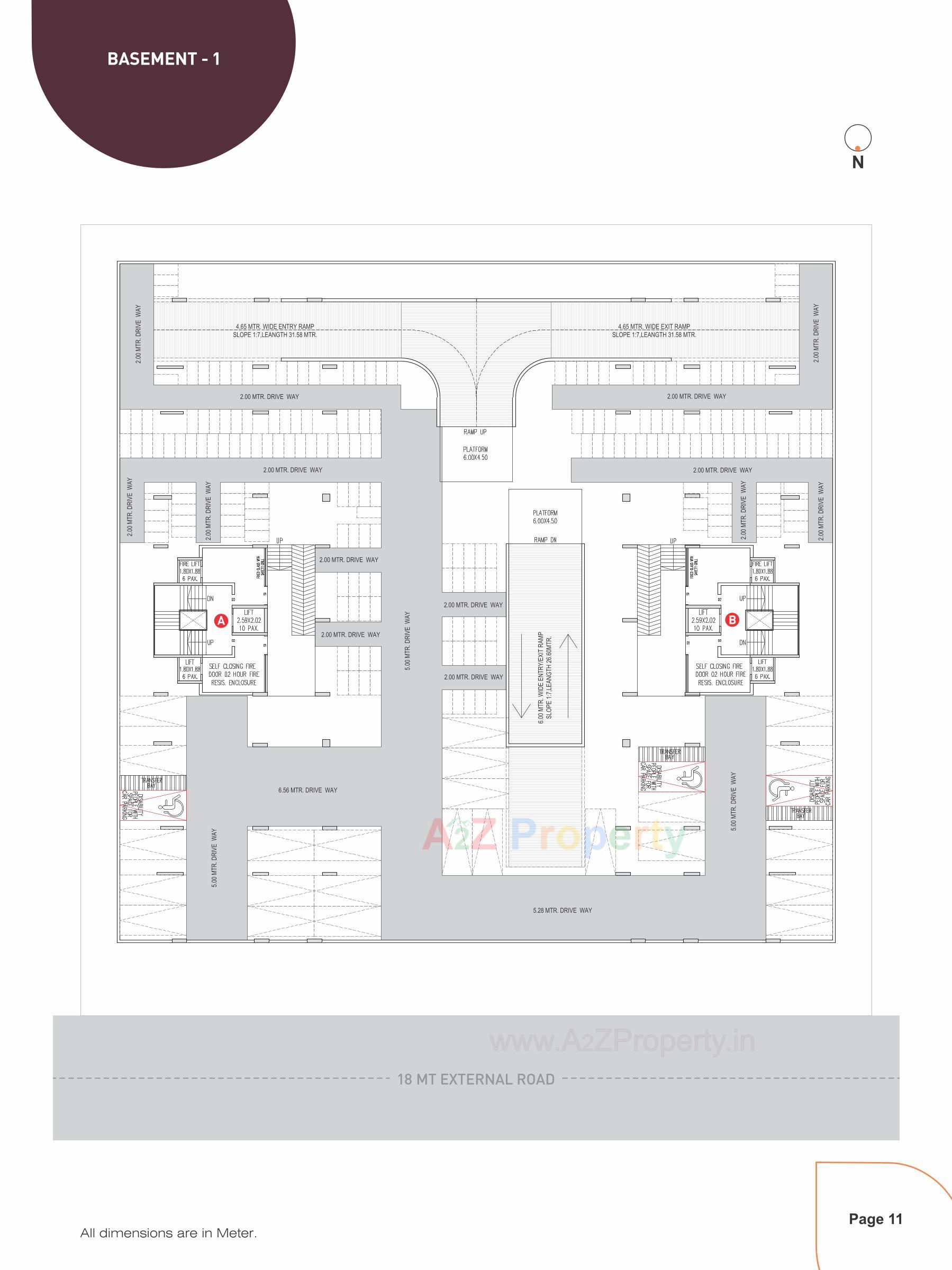 Layout of real estate project Avani Aayam located at Raysan, Gandhinagar, Gujarat