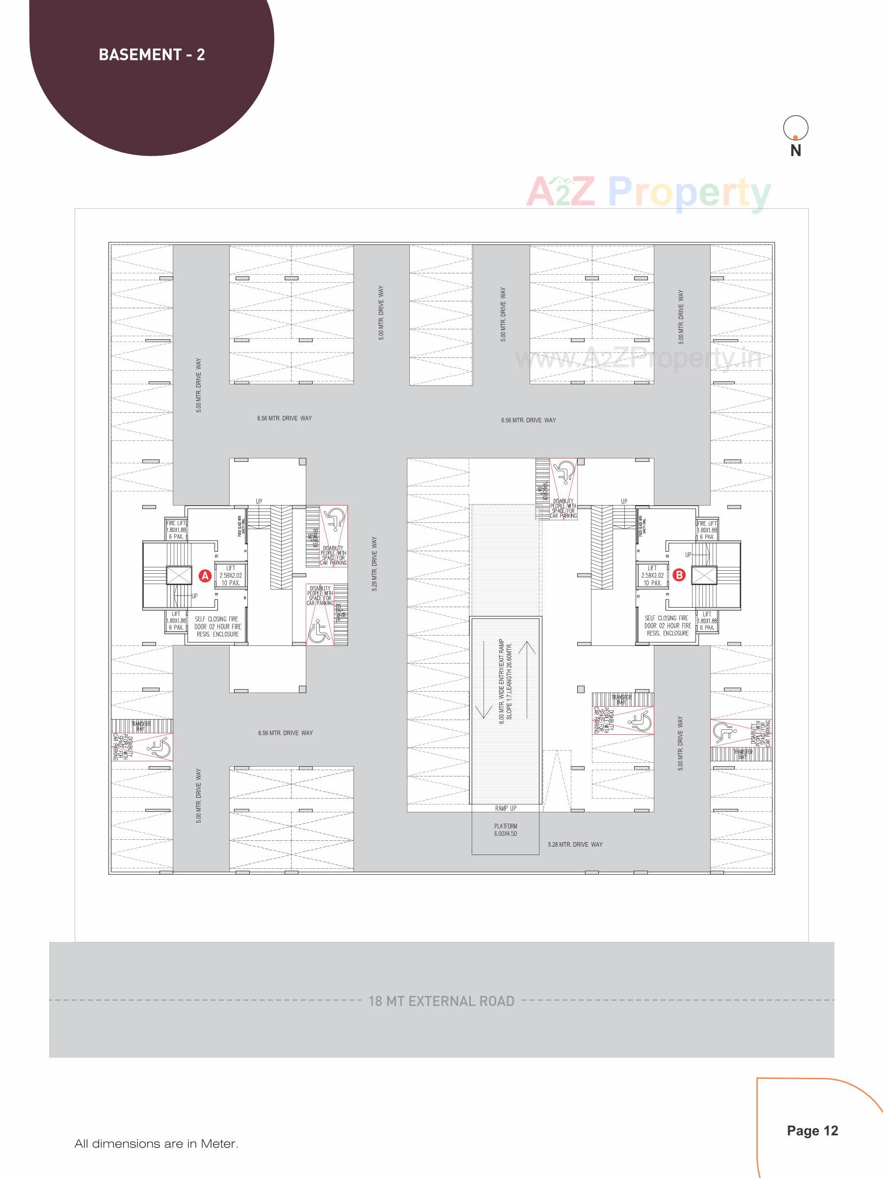 Layout of real estate project Avani Aayam located at Raysan, Gandhinagar, Gujarat