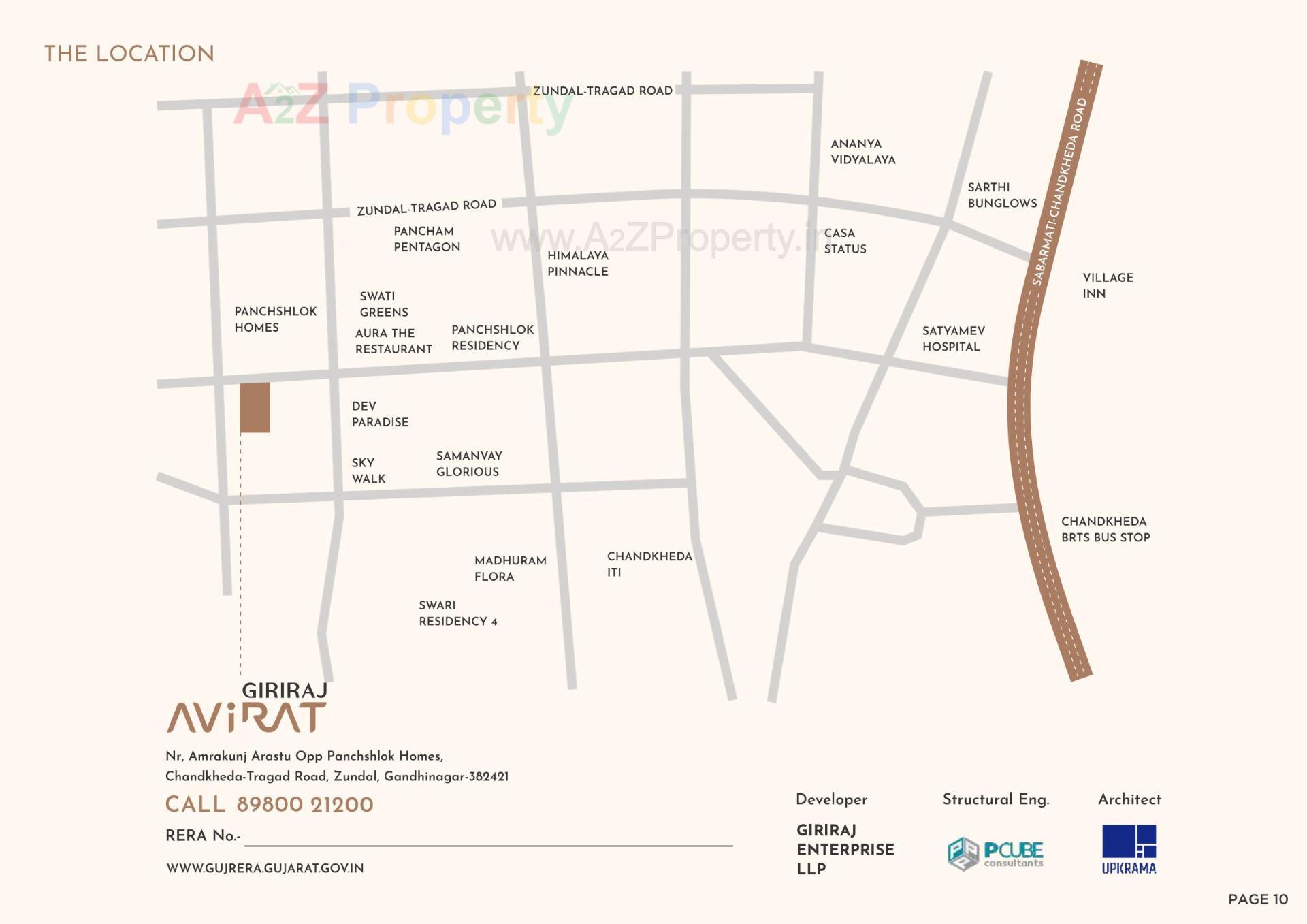  of real estate project Avirat Giriraj located at Zundal, Gandhinagar, Gujarat