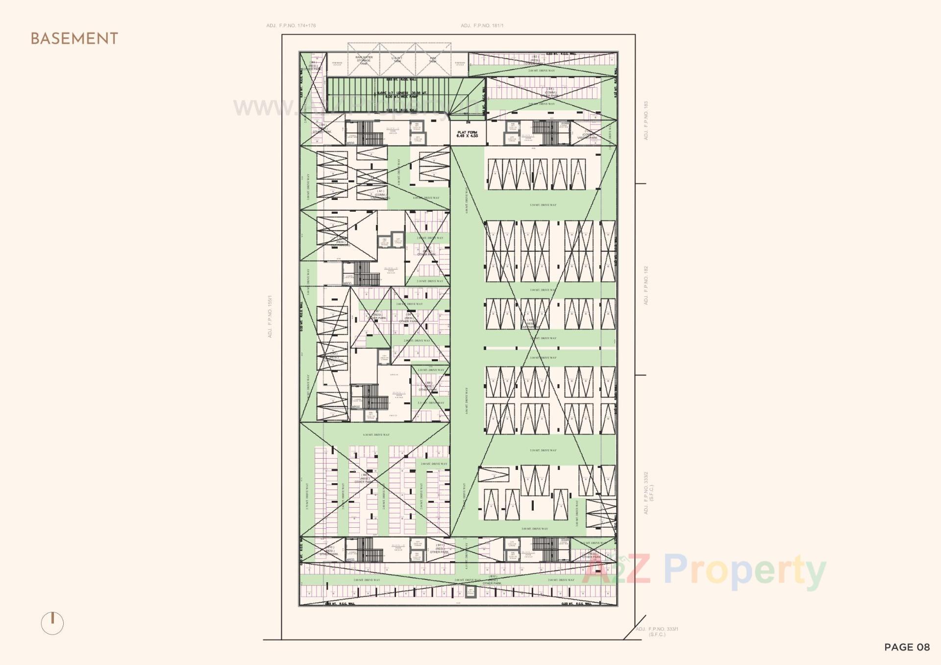 Layout of real estate project Avirat Giriraj located at Zundal, Gandhinagar, Gujarat