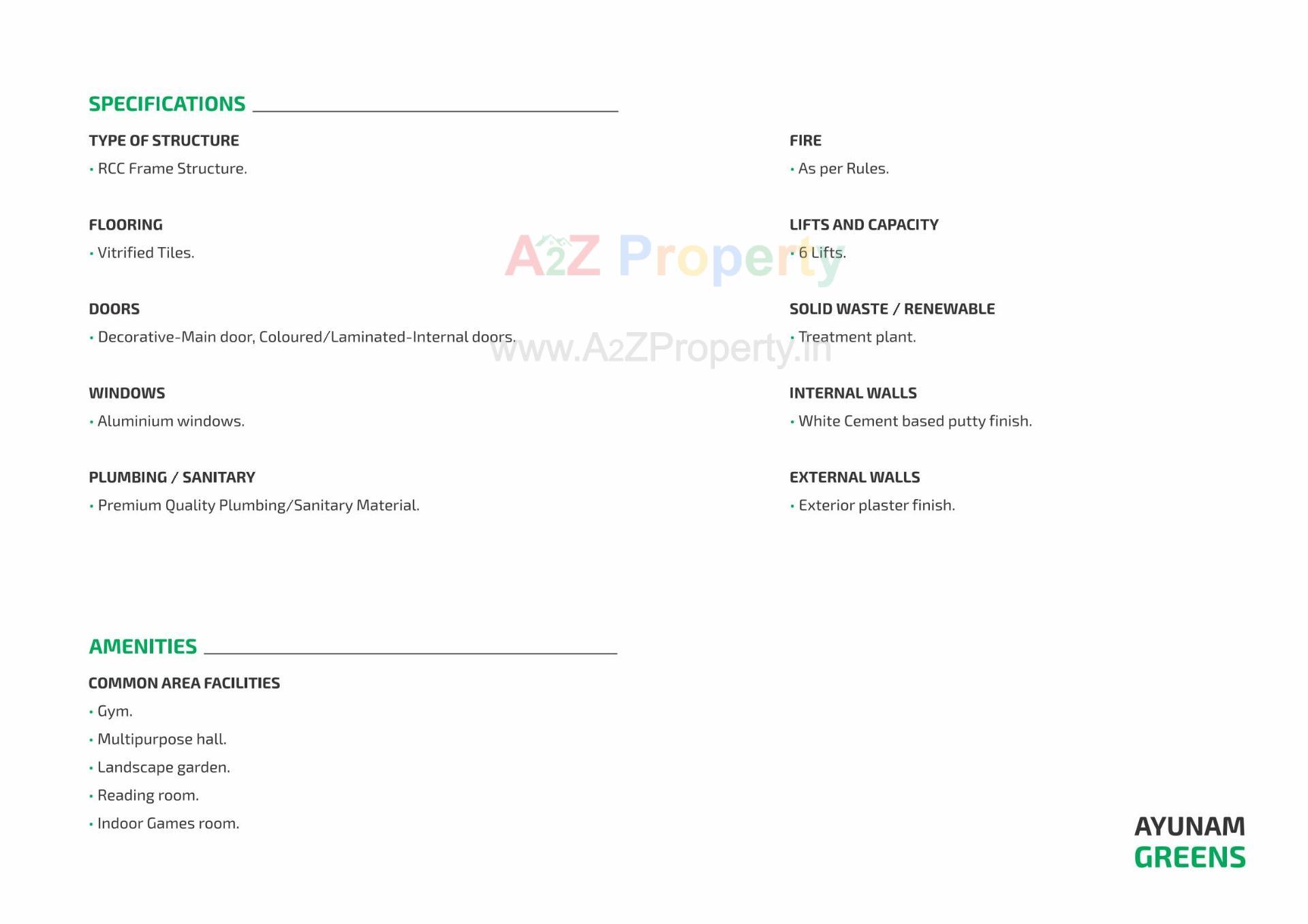  of real estate project Ayunam Greens located at Kudasan, Gandhinagar, Gujarat