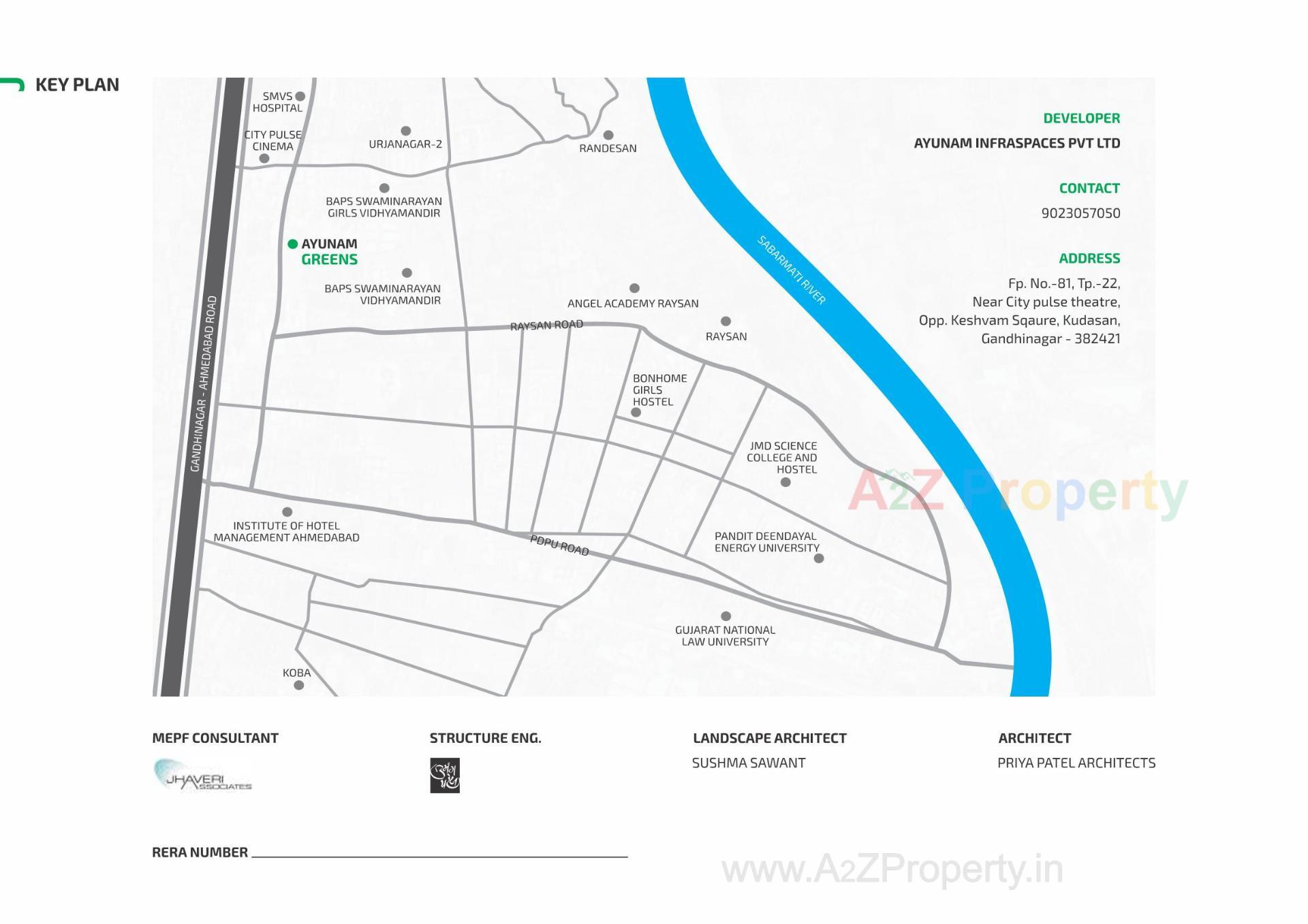  of real estate project Ayunam Greens located at Kudasan, Gandhinagar, Gujarat