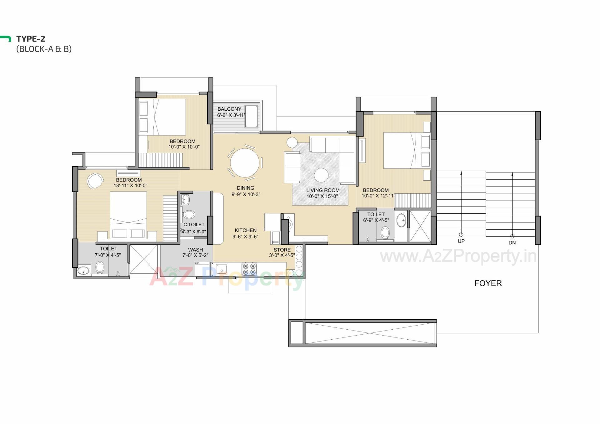 Layout of real estate project Ayunam Greens located at Kudasan, Gandhinagar, Gujarat