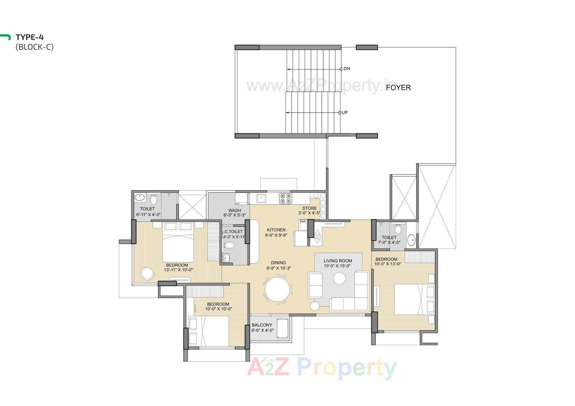 Layout of real estate project Ayunam Greens located at Kudasan, Gandhinagar, Gujarat