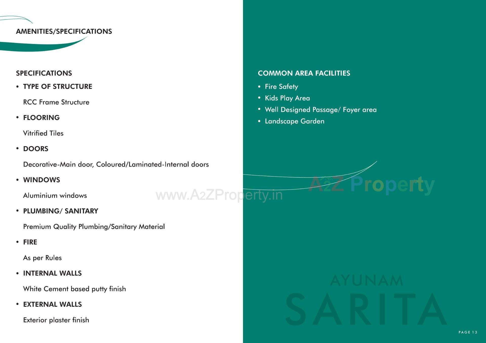  of real estate project Ayunam Sarita located at Randesan, Gandhinagar, Gujarat
