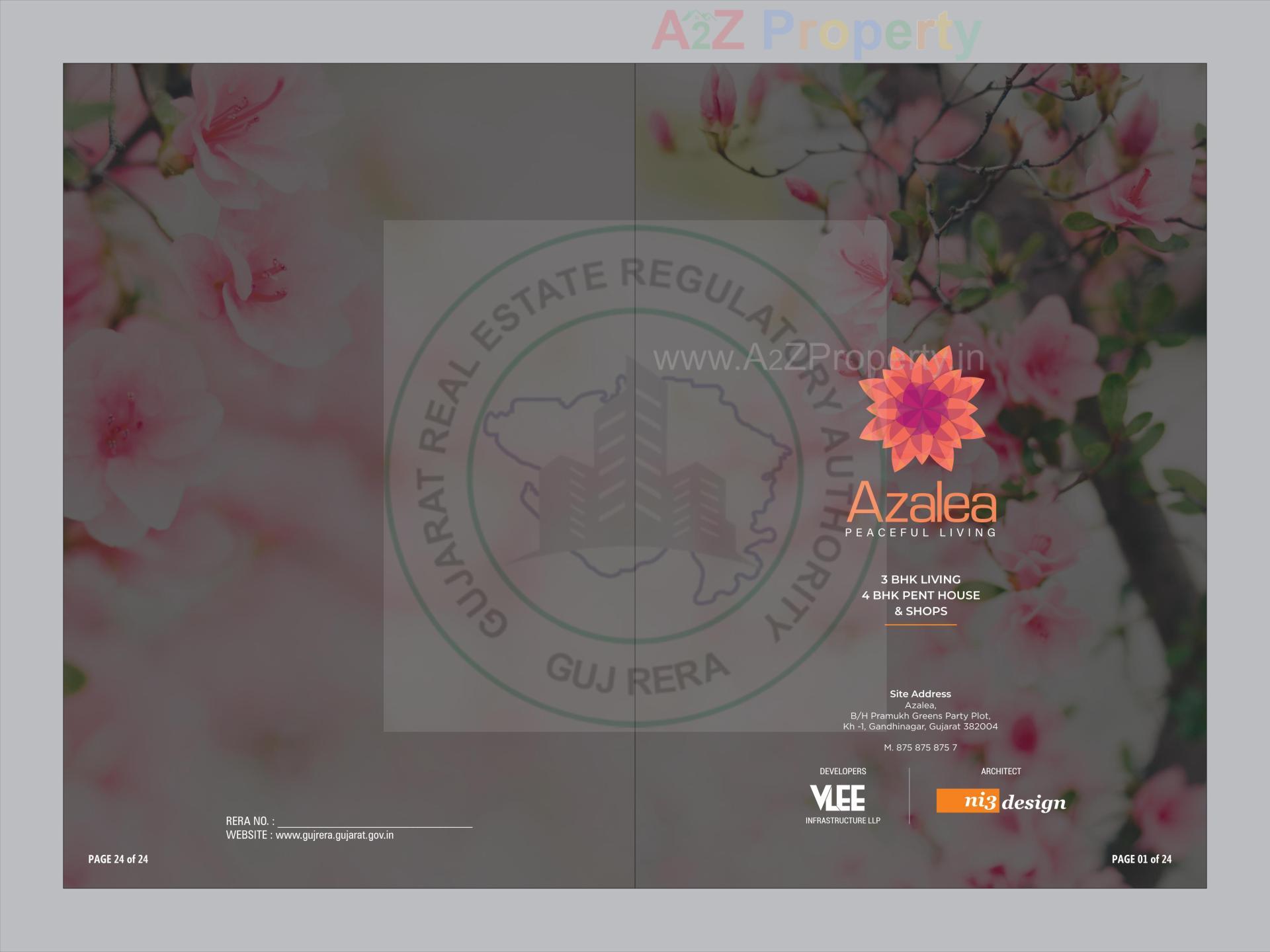  of real estate project Azalea located at Vavol, Gandhinagar, Gujarat