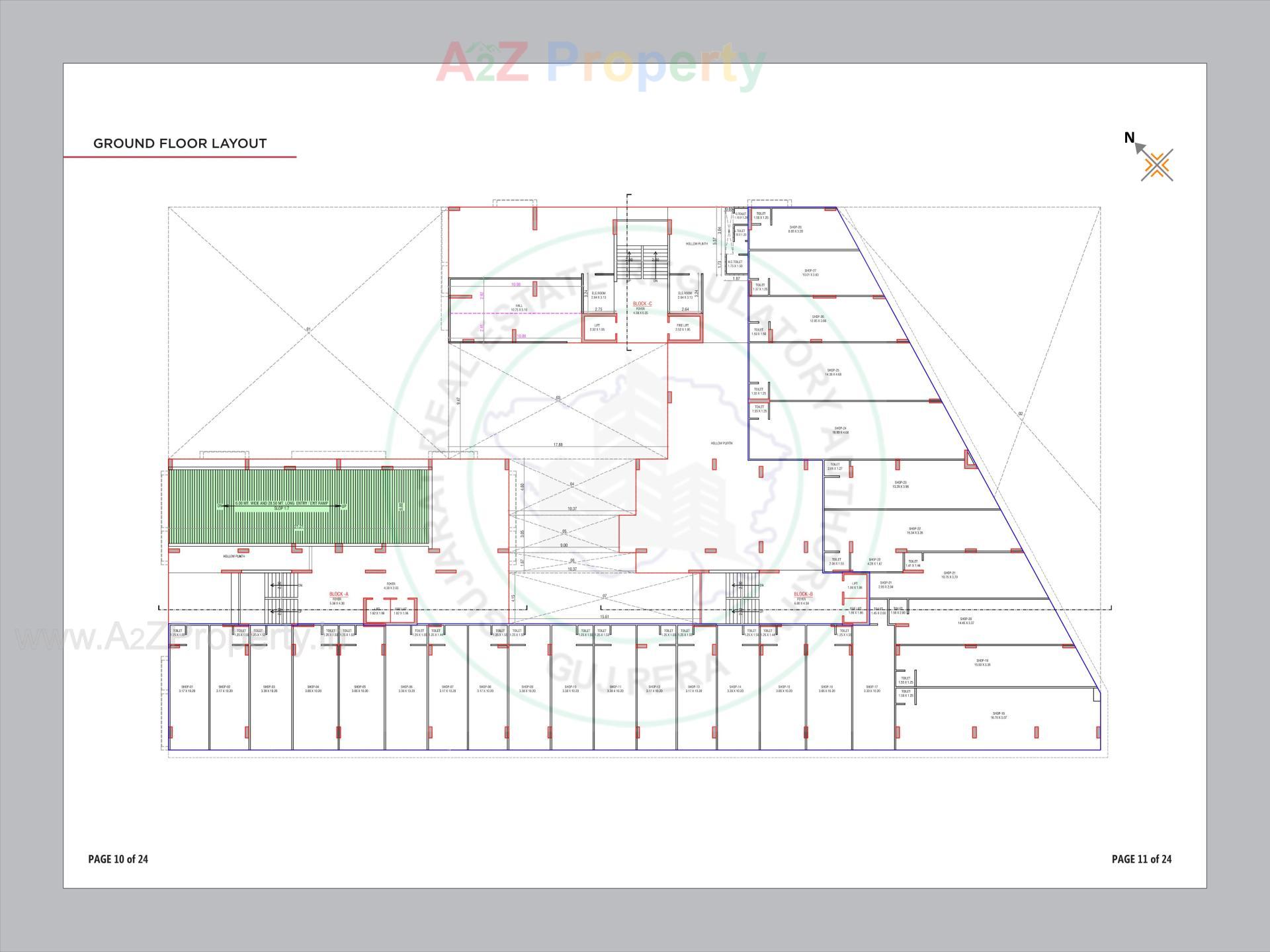  of real estate project Azalea located at Vavol, Gandhinagar, Gujarat