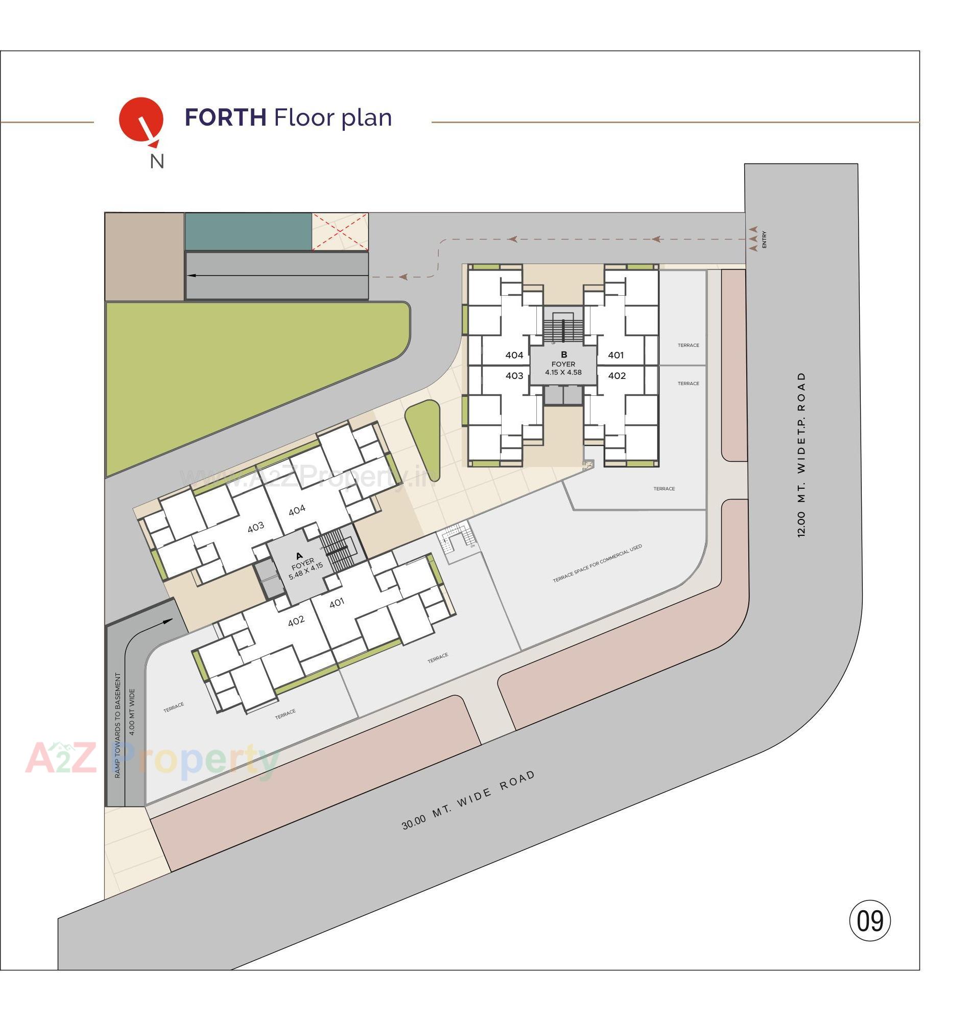 Layout of real estate project Balmukund Pride located at Dahegam, Gandhinagar, Gujarat