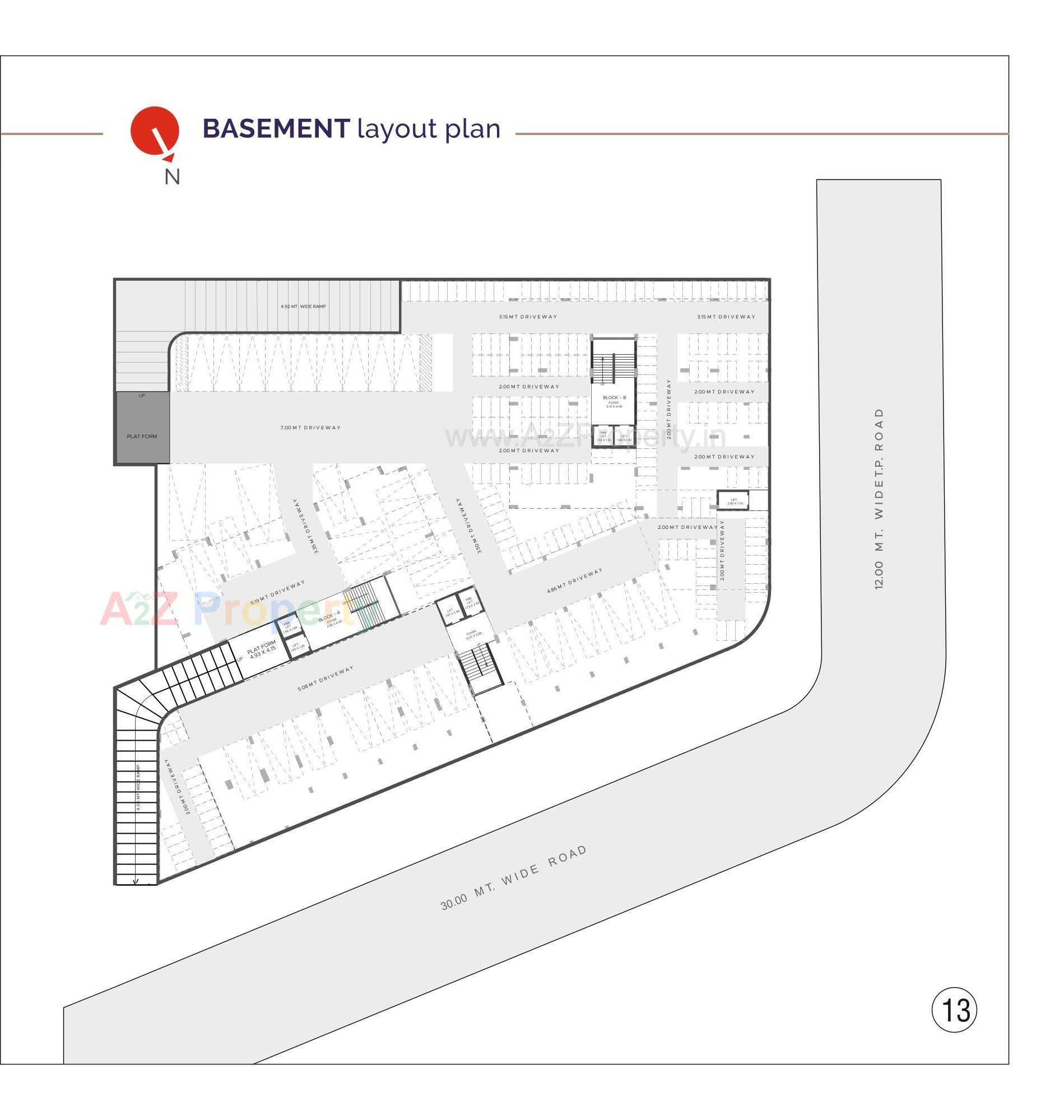 Layout of real estate project Balmukund Pride located at Dahegam, Gandhinagar, Gujarat