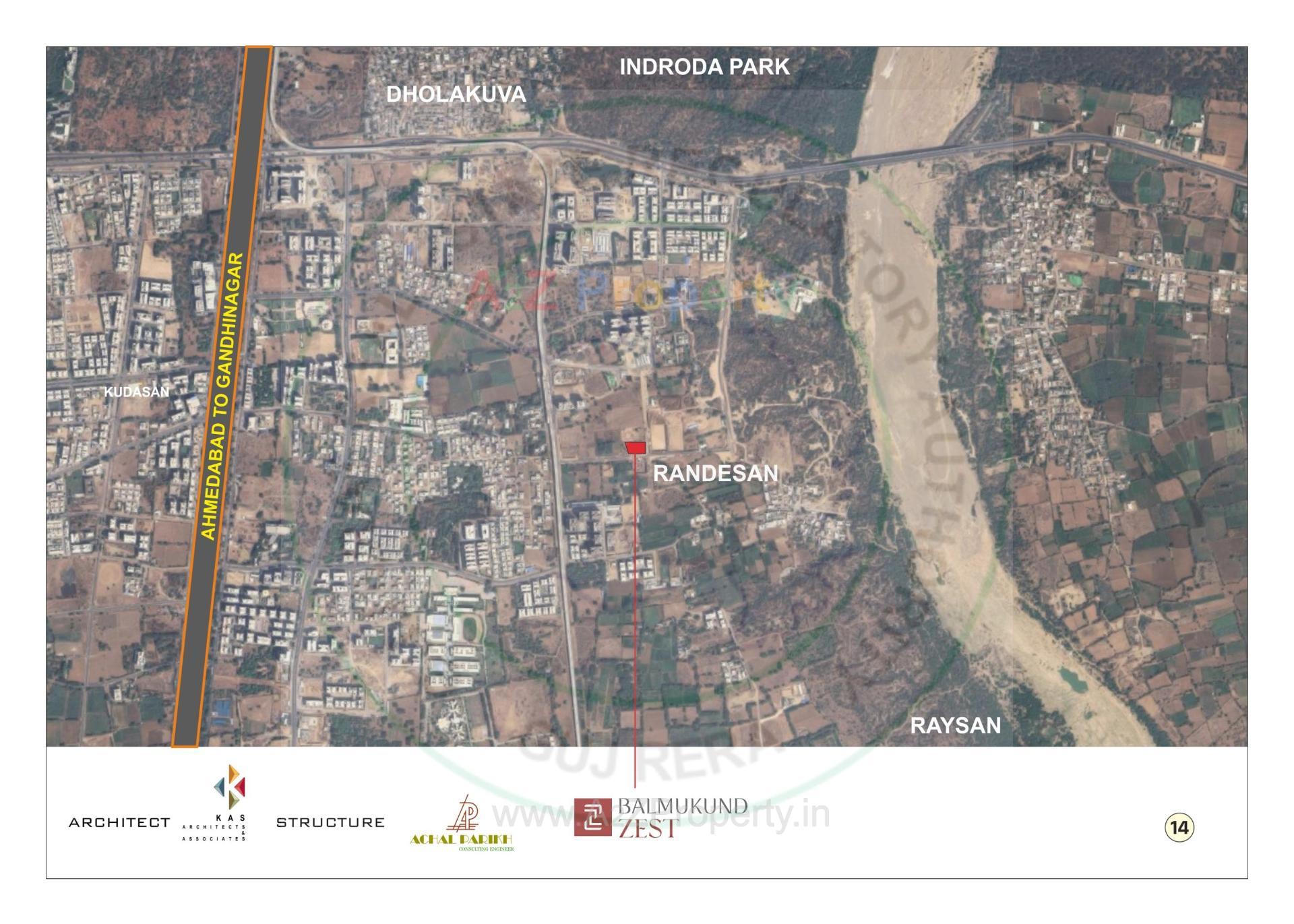  of real estate project Balmukund Zest located at Randesan, Gandhinagar, Gujarat