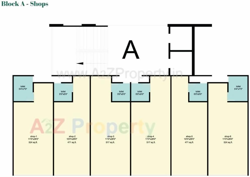 Layout of real estate project Bansari Greencity located at Pethapur, Gandhinagar, Gujarat