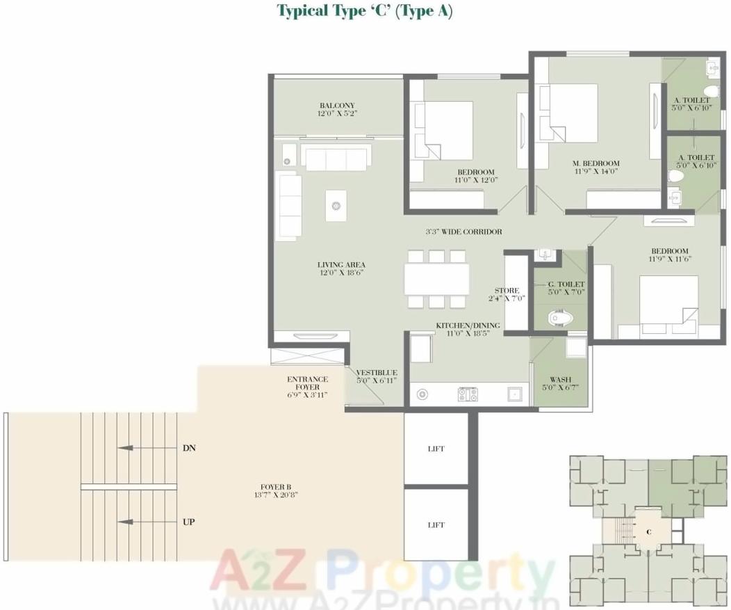 Layout of real estate project Bansari Greencity located at Pethapur, Gandhinagar, Gujarat