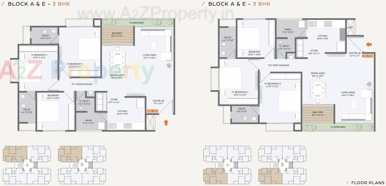 Layout of real estate project Bansari Height located at Nanachiloda, Gandhinagar, Gujarat