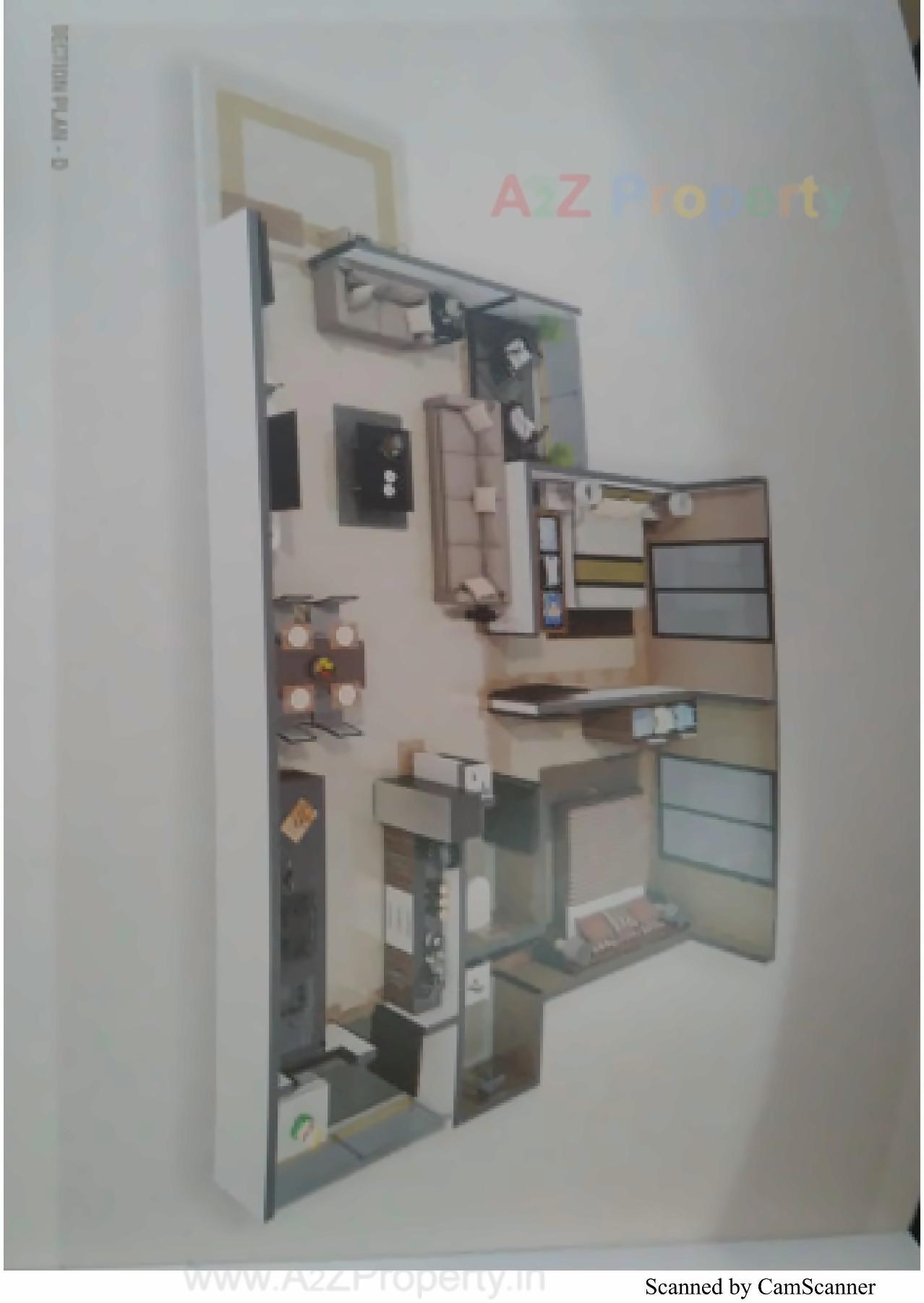 Layout of real estate project Bansari Height located at Nana-chiloda, Gandhinagar, Gujarat