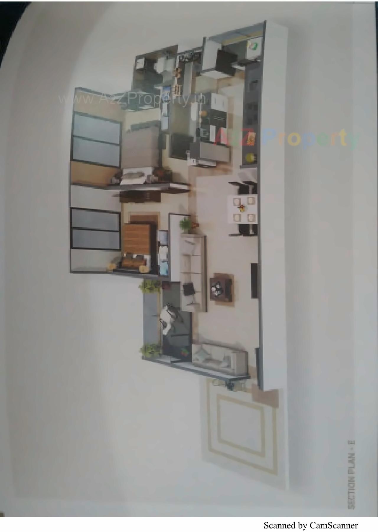 Layout of real estate project Bansari Height located at Nana-chiloda, Gandhinagar, Gujarat