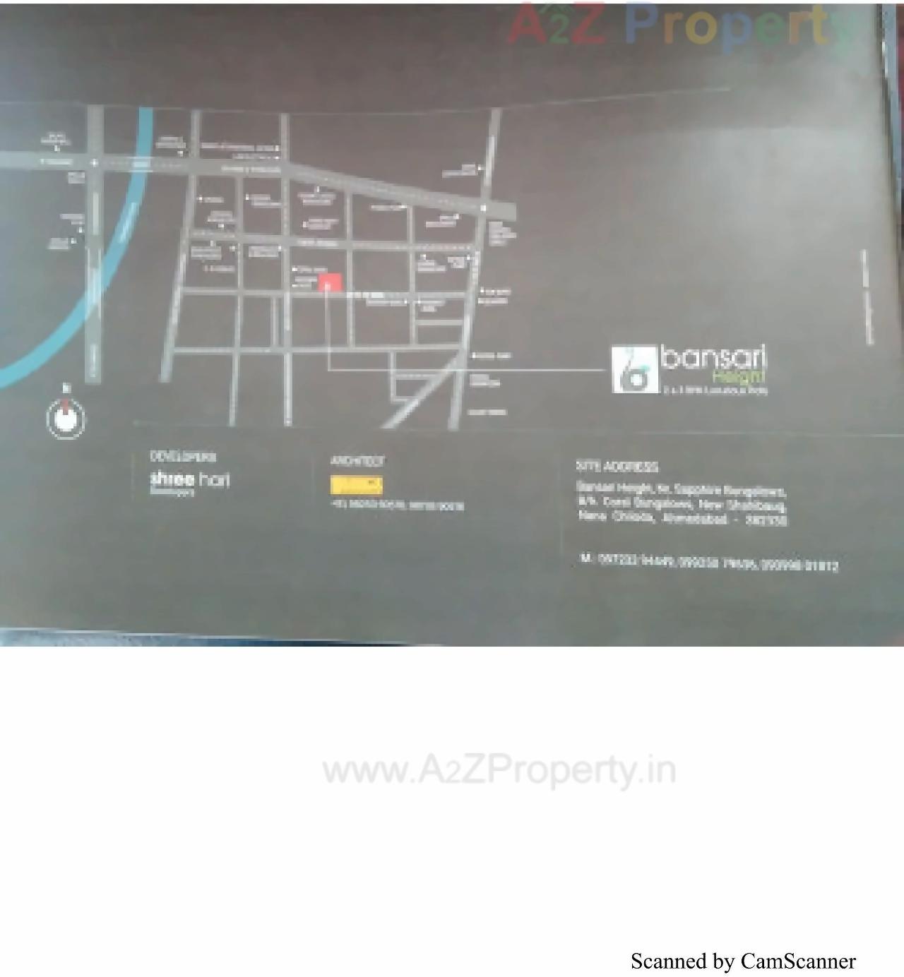  of real estate project Bansari Height located at Nana-chiloda, Gandhinagar, Gujarat