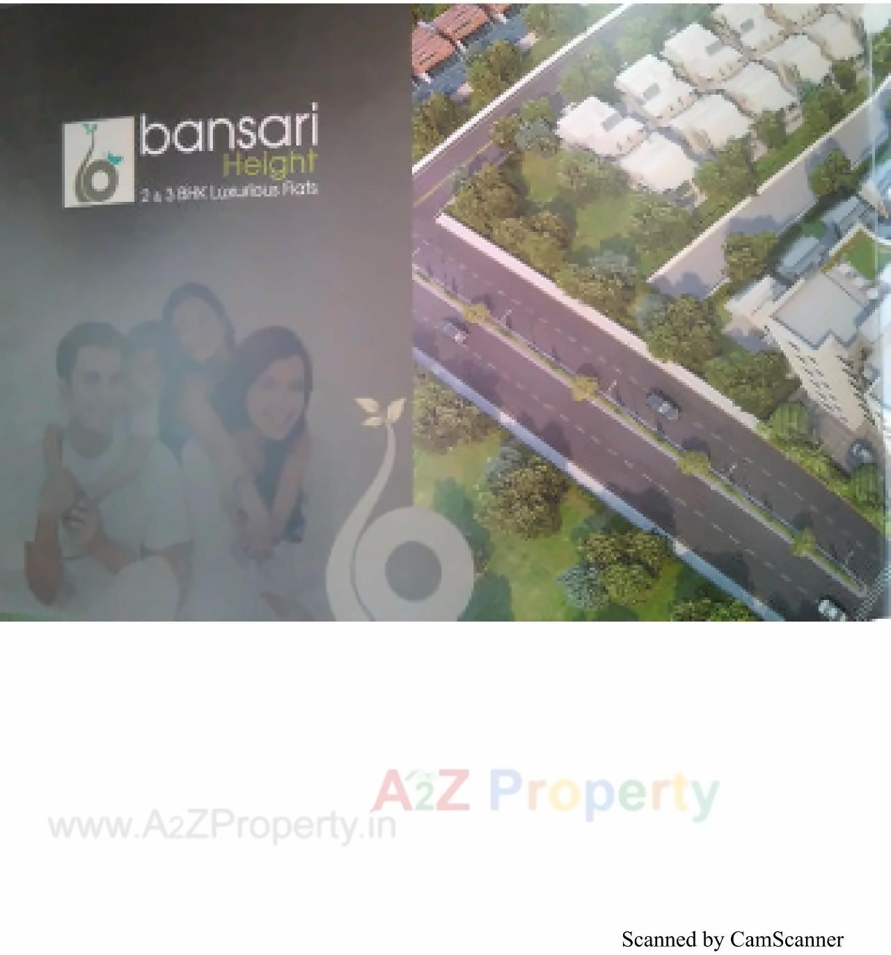 3D Elevation of real estate project Bansari Height located at Nana-chiloda, Gandhinagar, Gujarat