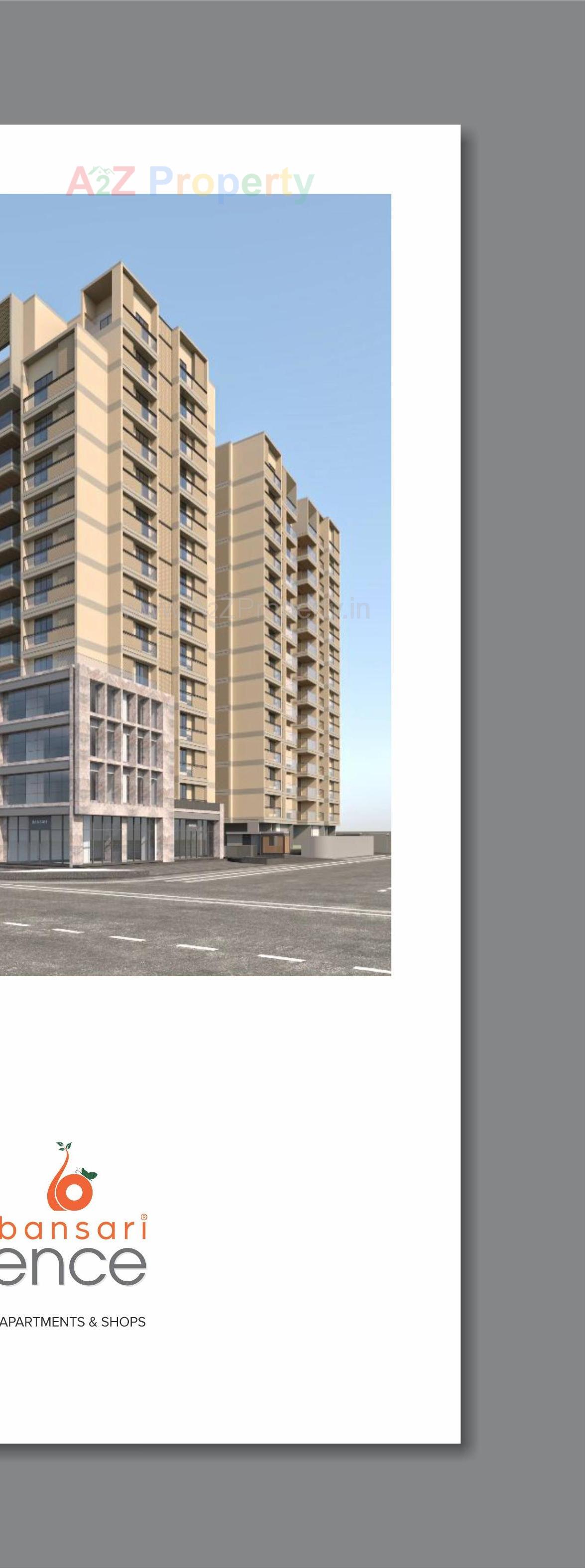 3D Elevation of real estate project Bansari Opulence located at Koba, Gandhinagar, Gujarat