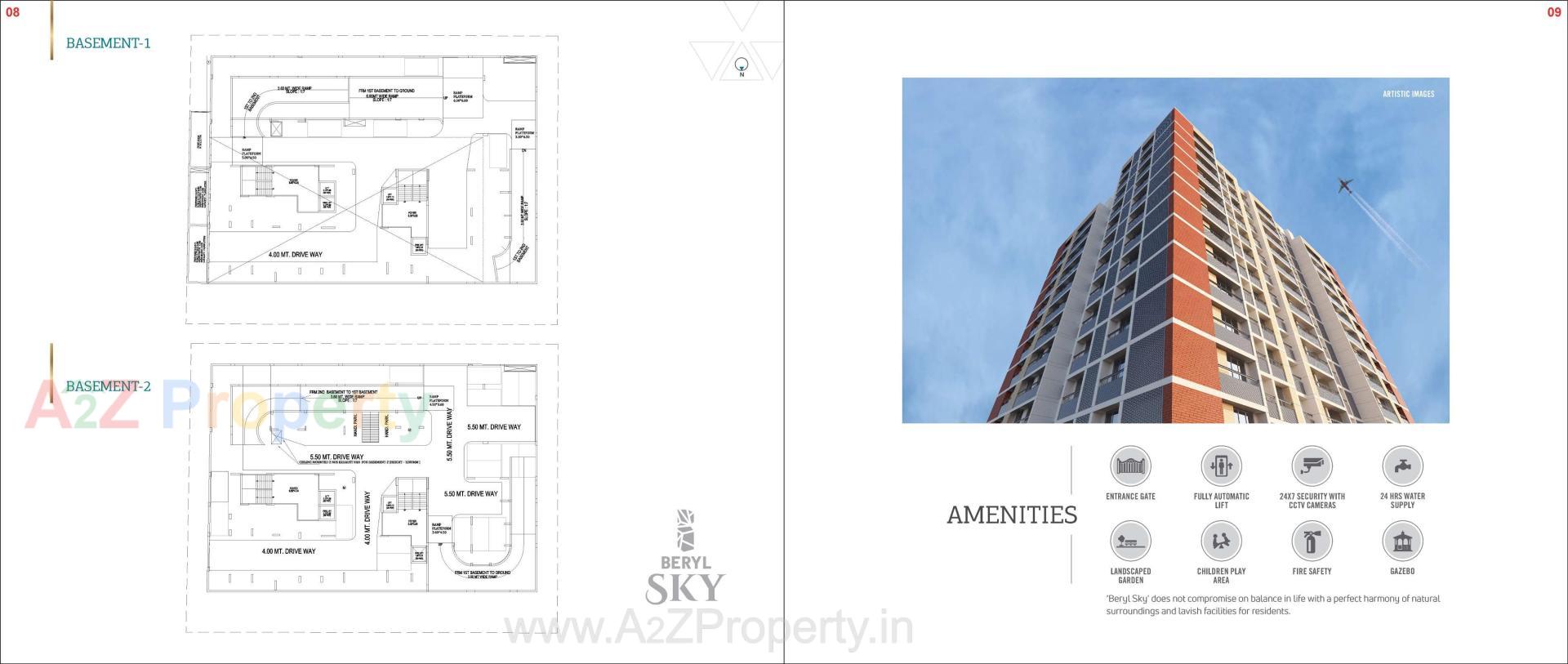  of real estate project Beryl Sky located at Kudasan, Gandhinagar, Gujarat