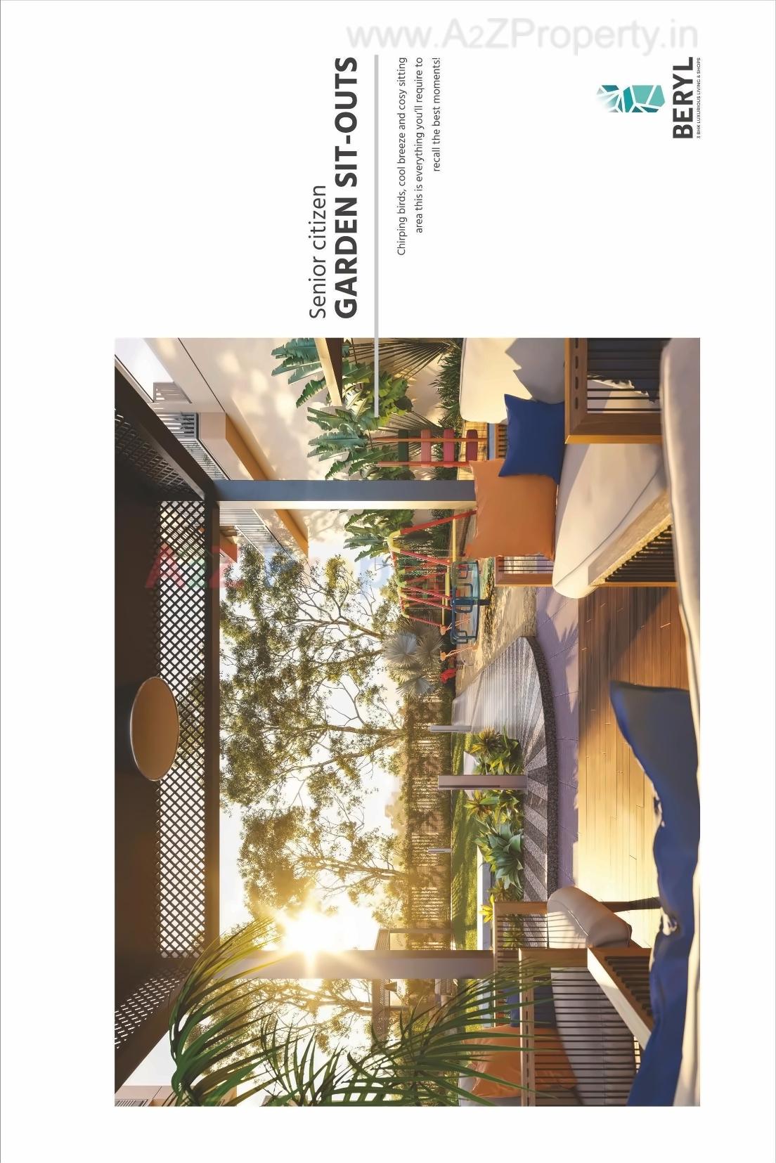 3D Elevation of real estate project Beryl located at Kudasan, Gandhinagar, Gujarat