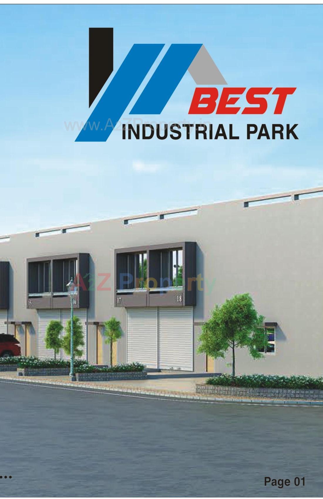 3D Elevation of real estate project Best Industrial Park located at Ranasan, Gandhinagar, Gujarat
