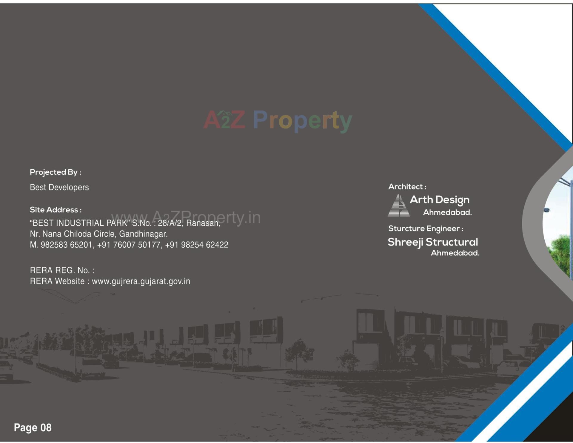  of real estate project Best Industrial Park located at Ranasan, Gandhinagar, Gujarat