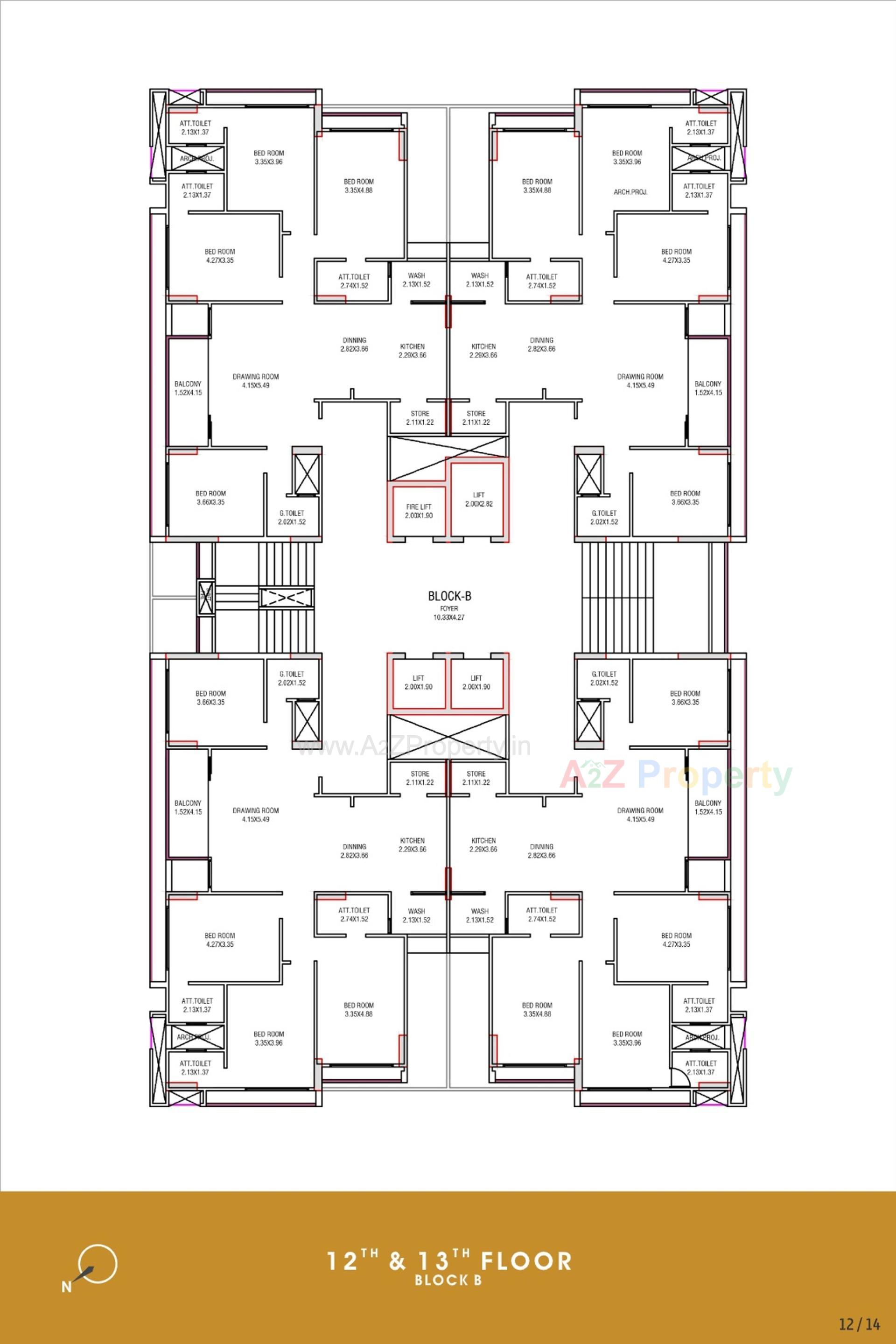 Layout of real estate project Beverly Heights located at Por, Gandhinagar, Gujarat