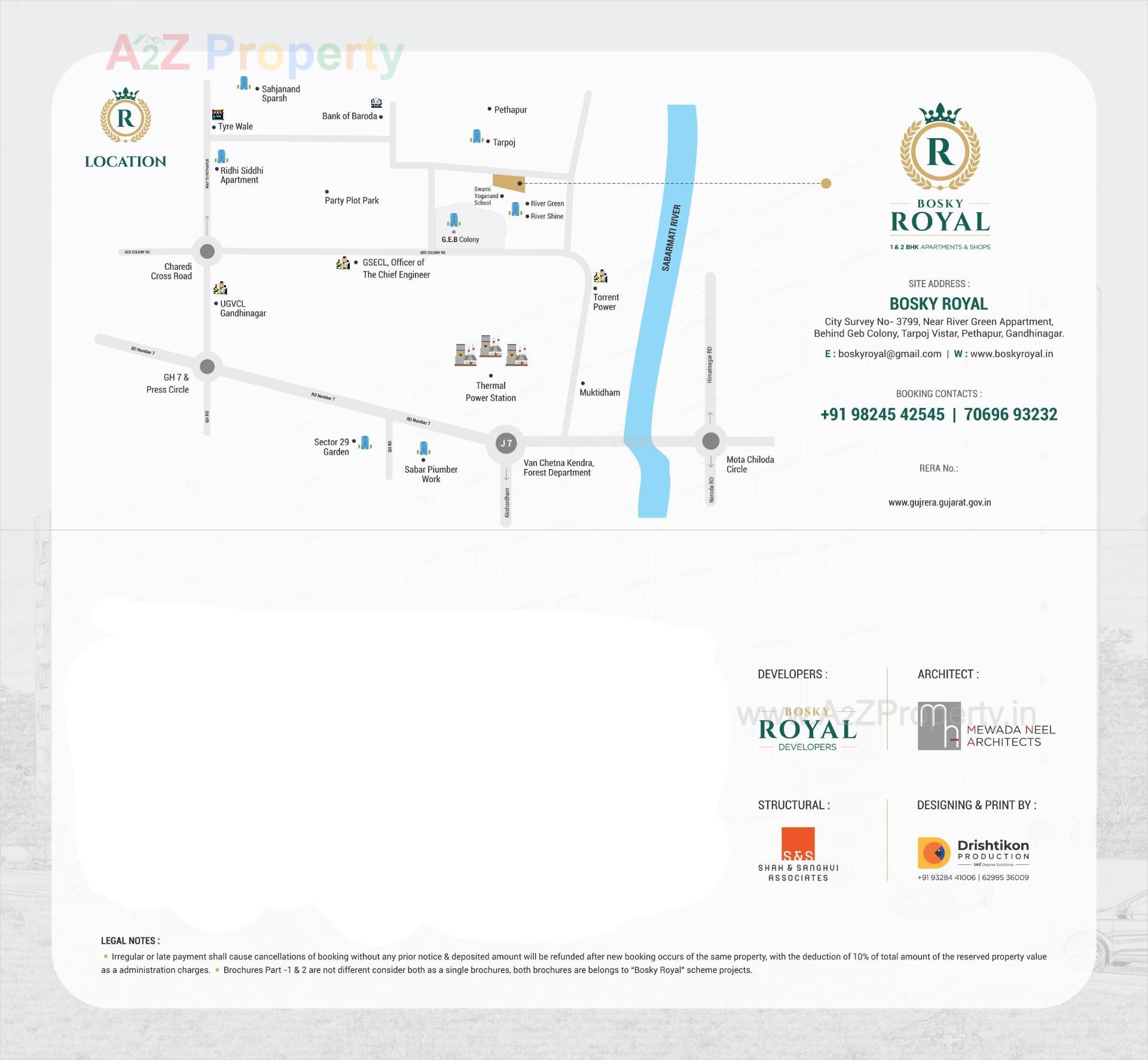 of real estate project Bosky Royal located at Pethapur, Gandhinagar, Gujarat