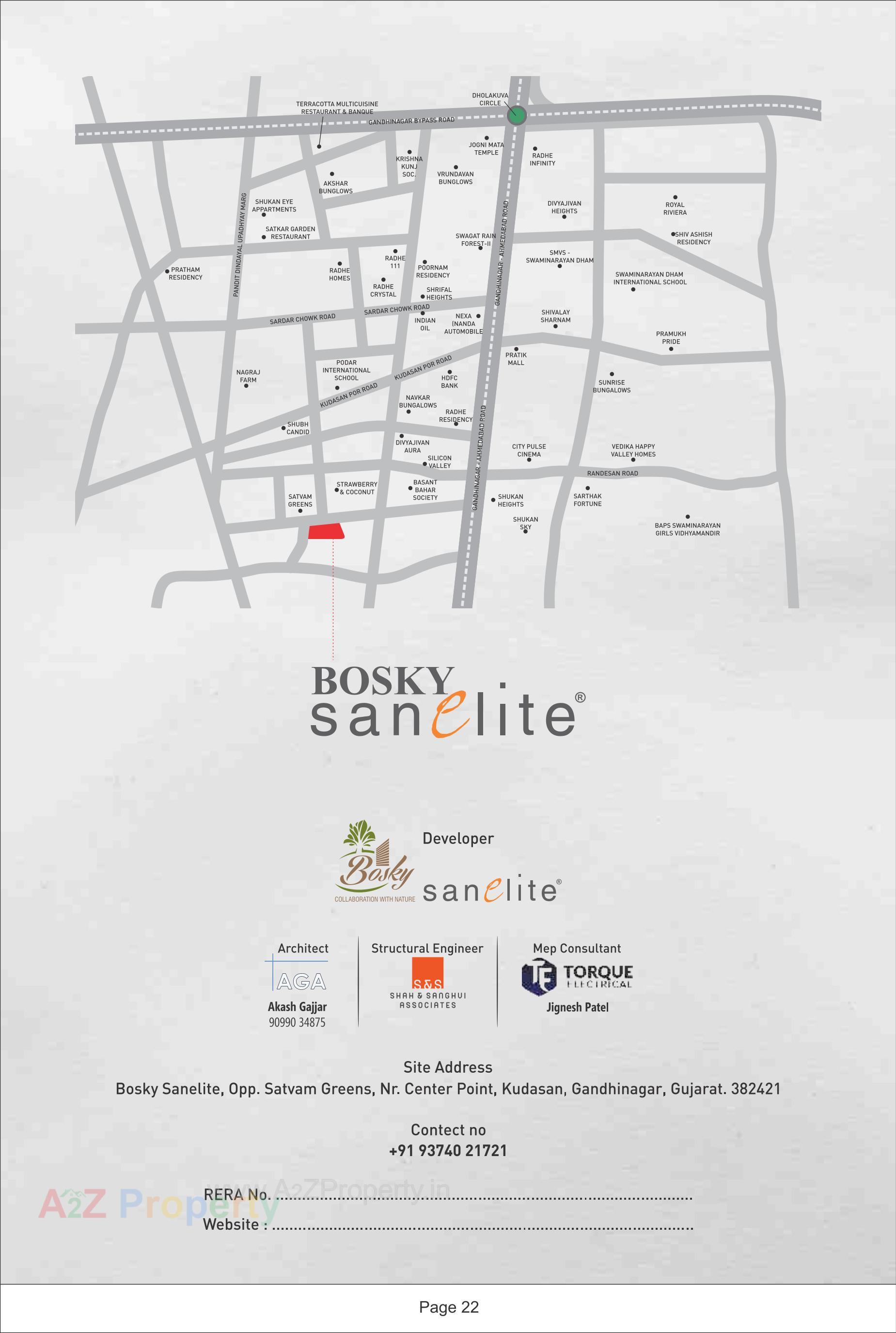 of real estate project Bosky Sanelite located at Gandhinagar, Gandhinagar, Gujarat