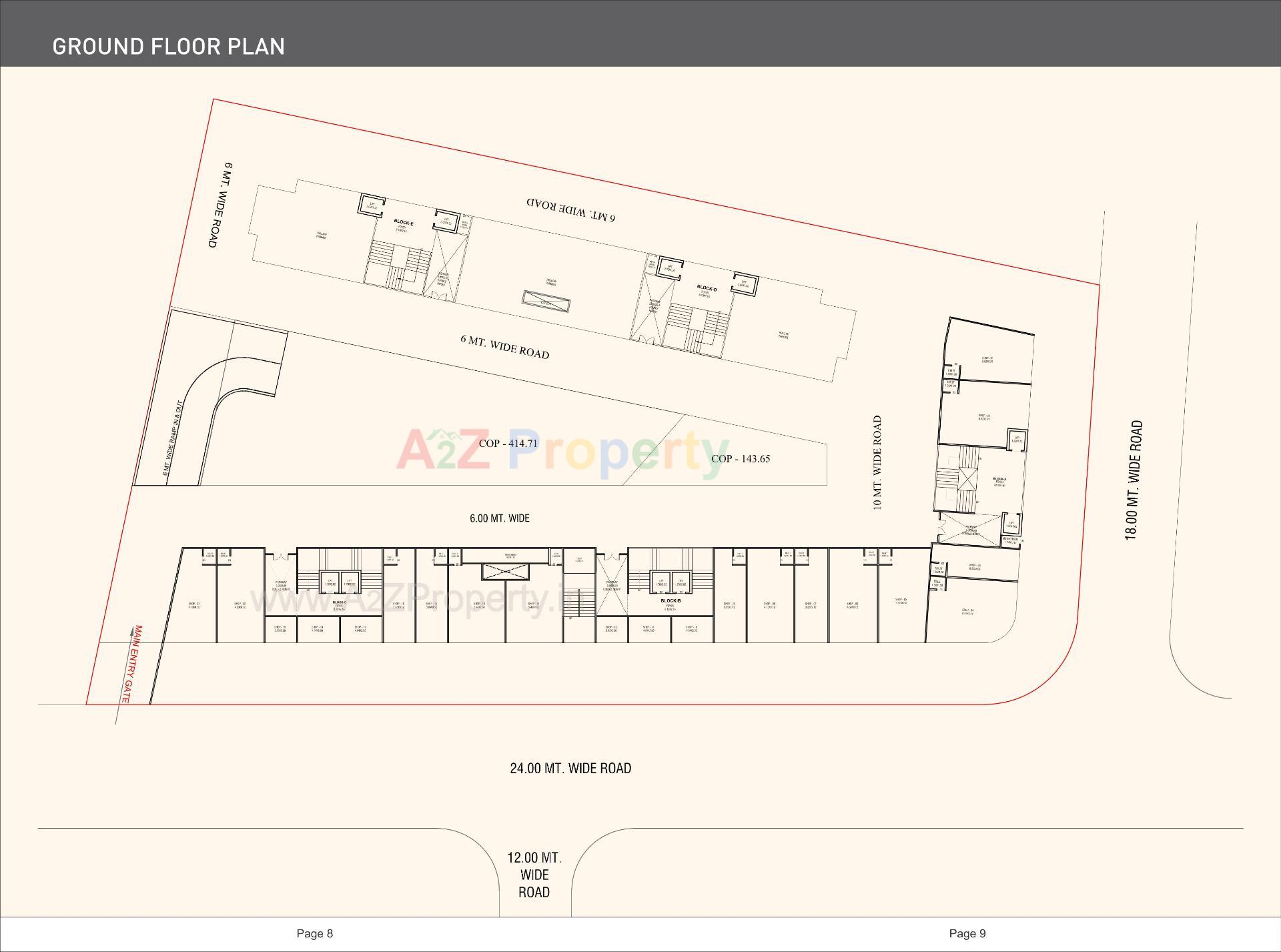 Layout of real estate project Bosky Sanelite located at Gandhinagar, Gandhinagar, Gujarat