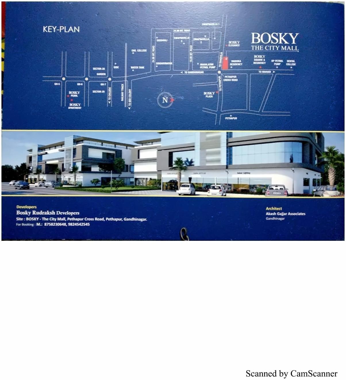  of real estate project Bosky   The City Mall located at Pethapur, Gandhinagar, Gujarat